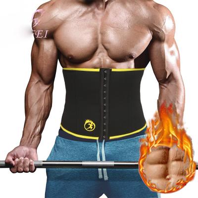 China Slim Trainer Neoprene Sauna Shapewear Waist Trainer Abdominal Belt Mens Body Shaper Sports Waist Trainer Slimming Waist Cincher Corset Fajas Sports Top for sale