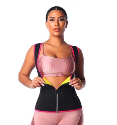 China Sports Women Slim Sauna Vest Body Shapers Fitness Belly Reduce Trainer Corset Tops Tummy Control Shirt Shaper Fajas for sale