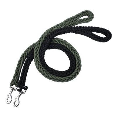 China Nylon Braided Stocked Dog Harness Leash For Dogs Medium Large Pet Safety Mountain Climb Dog Running Running Walking Leash Rope Supplies for sale