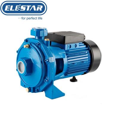 China Elestar SCM2-60 2HP 1.25inch two impellers drinking water treatment centrifugal pump for garden pump with CE for sale