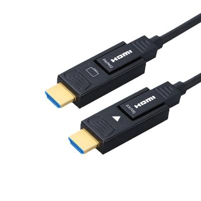 China Multimedia 5M 10m 15M 20M 30M 50M HDMI Full HD Hybrid Cable 4K Fiber Optic HDMI Cable for sale