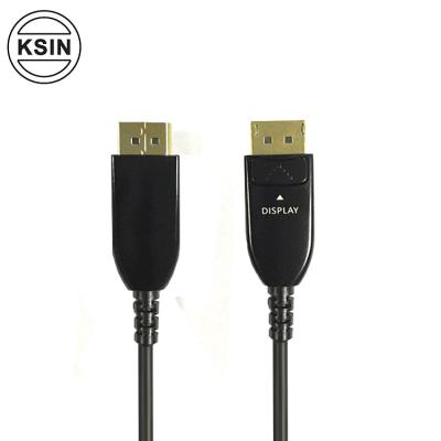 China COMPUTER Customized Length DP 8K 1.4V HD 4K120Hz AOC 144Hz Male To Male Premium Fiber Optic Displayport Cable for sale