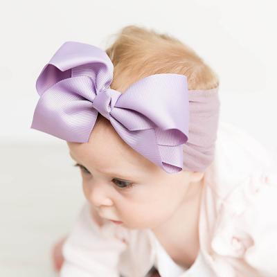 China European and American style wholesale boutique toddler hair band ribbon multicolor bowknot headband for sale