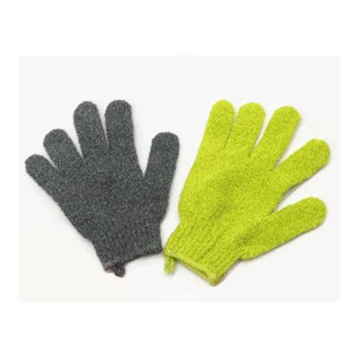 China Eco-friendly Nylon Bath Gloves Hook Design Soft Exfoliating Manufacturer Gloves for sale