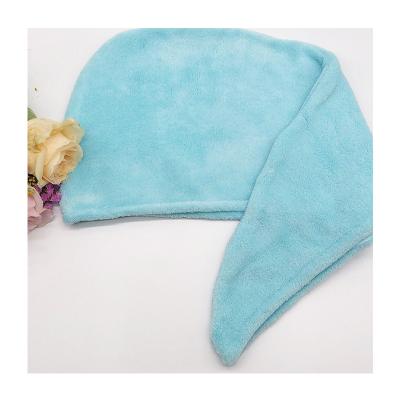 China Double Layer Dry Hair QUICK DRY Thickened Hat Wrapped Bandana Microfiber Dry Hair Hat for sale