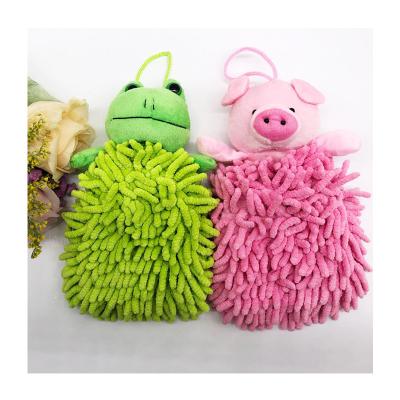 China Viable Chenille Best-Selling Material Quick-Drying Reusable Absorbent Hand Towel for sale