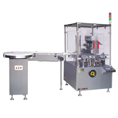 China JYZH-120 vertical and intermittent food bottle cartoner machine for sale
