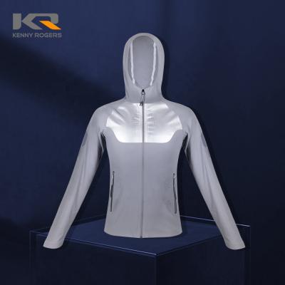 China Vasaerre OEM ODM 130g Woven Seamless Zipper Outerwear Anorak Breathable Seamless Custom Jackets For Women for sale