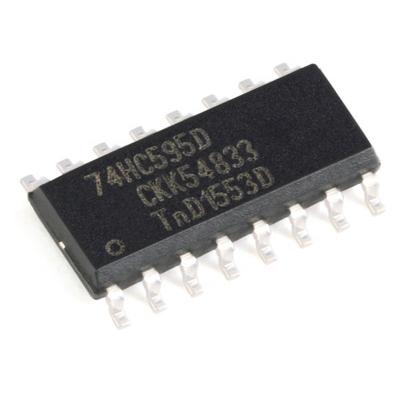 China 74HC595D standard electronic components, 74HC595D integrated circuit, new original SOIC-16 shift register chip IC 118 of 112 for sale