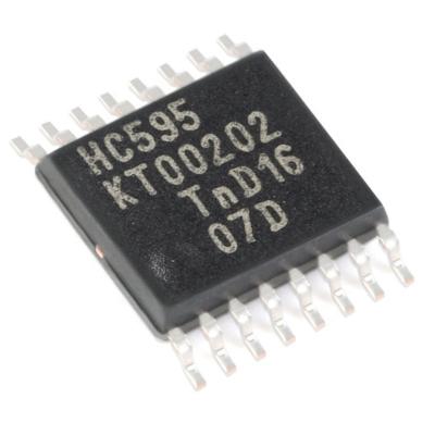 China Periodic-to-parallel integrated circuit 74HC595PW, new original chip 74HC595PW, 112 shift register 118 data conversion IC electronic components 74HC595PW for sale