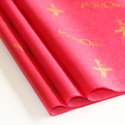 China Hot Sale Custom Red Wholesale New Pattern Tissue Wrapping Paper Anticurl for sale