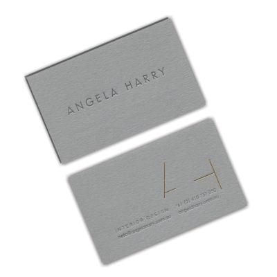 China Custom Paper Business Calling Card, Paper Visiting Card, Embossed Paper Business Card Printing for sale