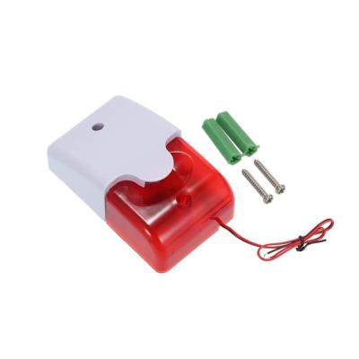 China 12v Alarm Wired Strobe Warning Siren Fire Alarm Indoor Led Flashing Sound Siren for sale