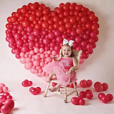 China Festival Decoration 300Pcs Pink Red Arch Garland Kit Baby Shower Latex Balloons Set Birthday Party Supplies DIY Wedding Decoration Globos for sale