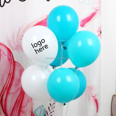 China 10inch 2.8g Aluminum Foil Latex Balloon Custom Your Logo In 1 Color Full Color Printing For Advertising Promotion Design for sale