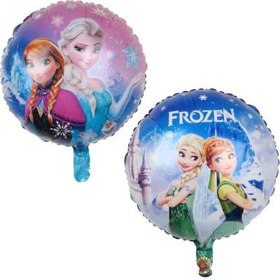 China Toy Gifts 1pc Princess Elsa Foil Balloons 18inch Birthday Helium Balloon Baby Shower Party Frozen Aluminum Globos for sale