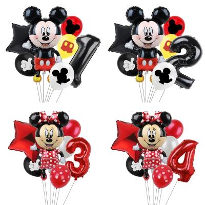 China Foil Balloons 7pcs Mickey Mouse Party Balloons Minnie 32