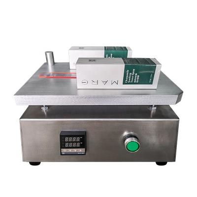 China Easy to use manual hand cellophane wrapper set carrier food wrapping mini machine for perfume cosmetics for sale