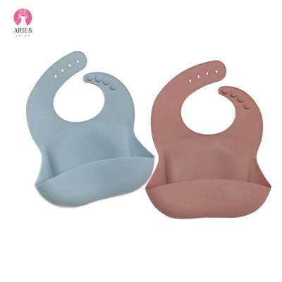 China WWD01-01 Baby Bib Feeding Waterproof Children's Rice Bag Silicone Baby Bib Wholesale Antibacterial Blanket For Babies for sale