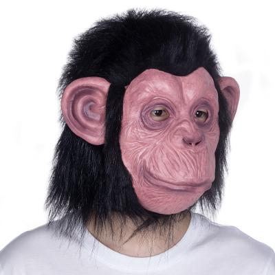 China Rubber Latex Animal Gorilla Ape Mask Eco Friendly 22*35cm OEM ODM for sale