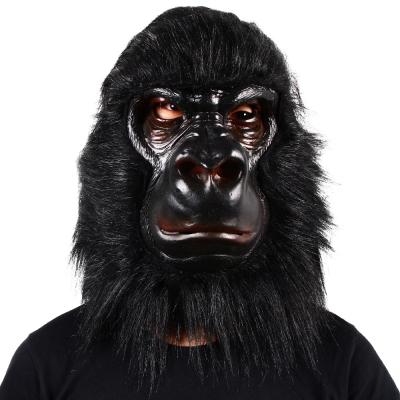 China CE Certification Black Gorilla Ape Mask Unisex Adult Rubber Made for sale