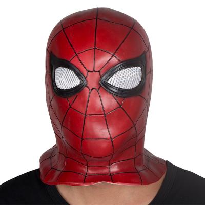 China Comic Cosplay Movie Costume Masks , Spider Man Costume Masks 28*40cm Full Head for sale