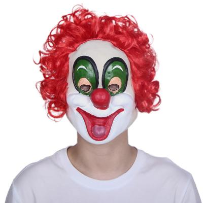 China Customized Unisex Adult Scary Head Mask , Joker Latex Mask Full Head Costume Prop for sale