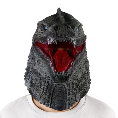 China Godzilla Giant Monster Animal Latex Masks , Fancy Party Masks 20*33cm for sale