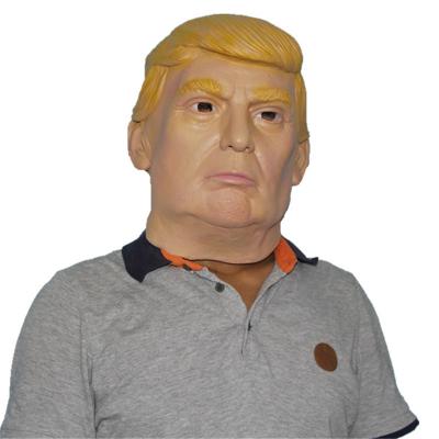 China USA President Celebrity Rubber Masks , Donald Trump Head Mask Overhead for sale