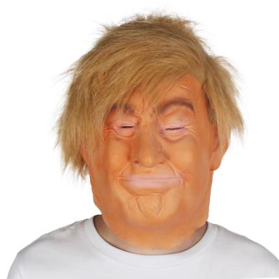 China President Donald Trump Full Head Latex Mask Realistic Cosplay Party Use for sale