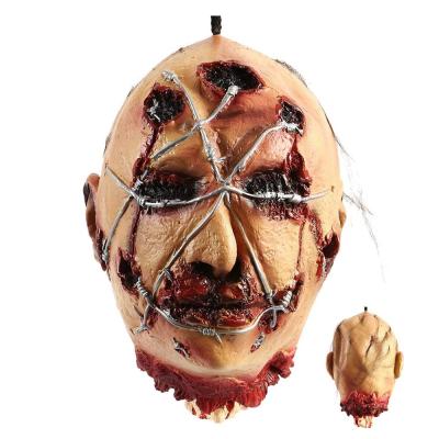 China Bloody Scary Zombie Head Props Halloween Party Use With CE Certificate for sale