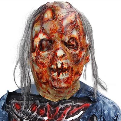 China Realistic Rubber Latex Halloween Masks Full Face For Decorations for sale