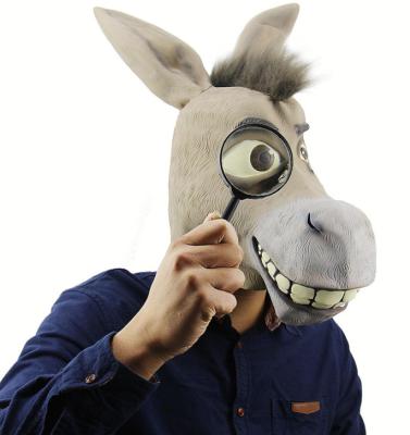 China Donkey Animal Latex Masks for sale