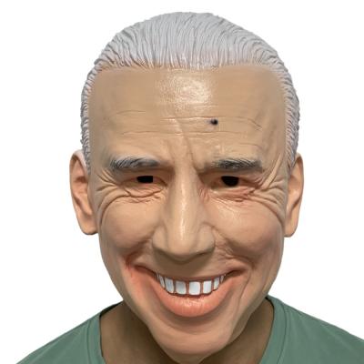 China Joe Biden Celebrity Rubber Masks Male Head Halloween Carnival 22*28CM for sale