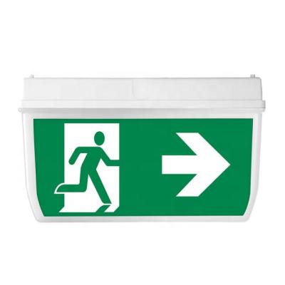 China Integrated Driver IP 65 20 Pcs SMD 2835 LED Fire Safety Exit Sign For Emergency Warning Light for sale