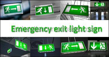 China Rechargeable Emergency Light Indoor Aluminum Material OEM Best Price Lamp And Emergency Emergency Exit Sign Light Panel for sale