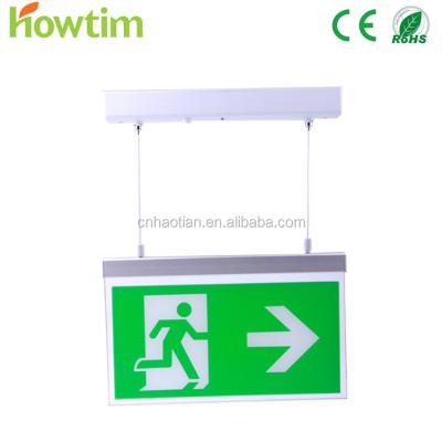 China Emergency Light SMD2835 Safety Exit Signs Symbols Battery Holder Led Emergency Light With CE RoHS for sale