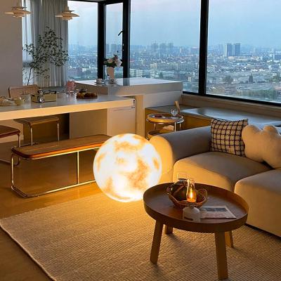 China Indoor Commercial Use LED Ornaments White Light Half Moon Floor Lamp 6000k Crescent Shaped Seat Lighting for sale