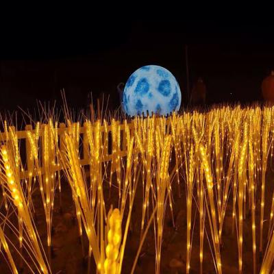 China Commercial Outdoor Use LED Wheat Ear Waterproof Garden Yard Feeling Wheat Decoration Landscape Lamp Light Lighting for sale