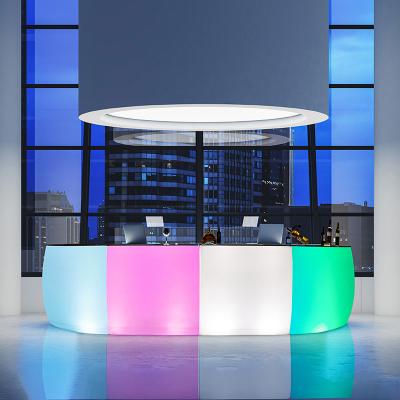 China Commercial Use Remote Control Nightclub Waterproof 16 Colors Led Bar Counter / Table / Chair for sale