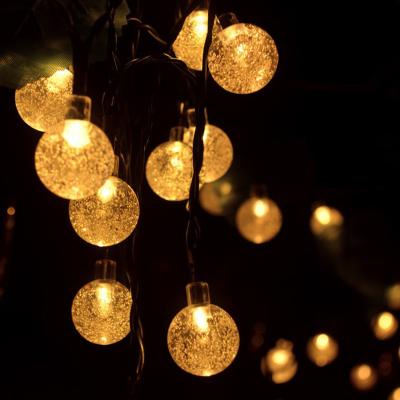 China String Battery Waterproof LED Bubble Ball Copper String Wire Christmas Holiday Tree Scallop Bar Club Bar Store Decoration Lamp Light for sale