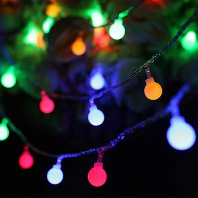 China Decorative Holiday Colorful Tree String LED Bubble Ball Copper Wiring Bubble Ball Christmas Festoon Bar Shop Decoration String Lamp Light for sale