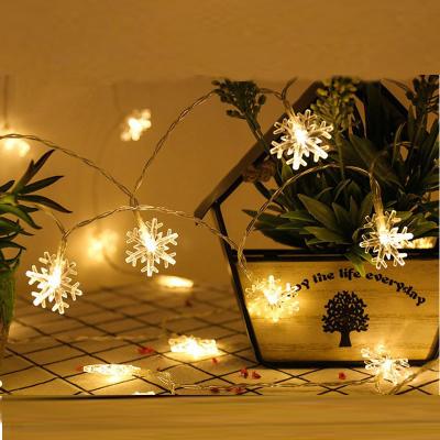 China 10m 20m 30m 50m 100m Waterproof Snowflake Christmas Tree LED Lighting Club Bar Shop Festoon Ornamental Decoration Neon String Light for sale