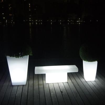 China Durable IP65 T Shaped DC24v Waterproof Outdoor Stool Chair Garden LED Bench For Yard Landscape Decoration Lamp for sale