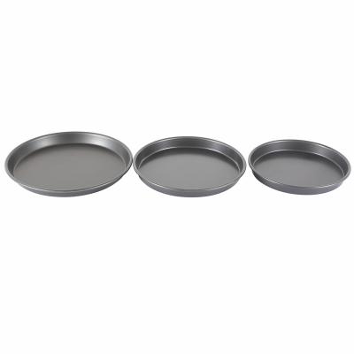 China Sustainable Chinese Supplier Pizza Pan Non-Stick Deep Disk Aluminum Sheet Pan, Kitchen Pizza Tray for sale