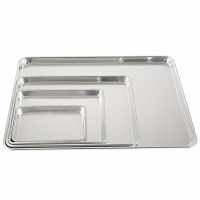 China Viable Commercial Biscuit Pan Cookie Sheet Baking Tray Aluminum Pan for sale