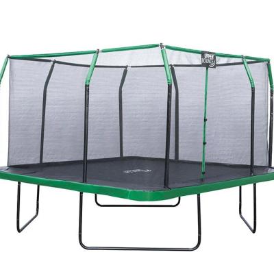 China With Protective Net Cushion Type Kids Square Trampoline For Indoor Kids On Sale for sale