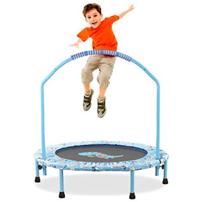 China Without Net Outdoor Gymnastics Professional Round Kids Trampoline Jumping Protectors for sale