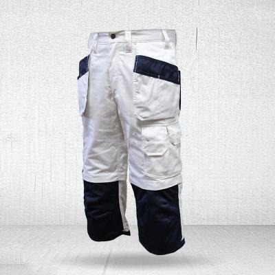 China Men's Work Wear Uniform Men's Work Wear Trousers Carnival Costume OEM Cargo Painter Trousers Adult White With Pockets And Codura Zipper for sale