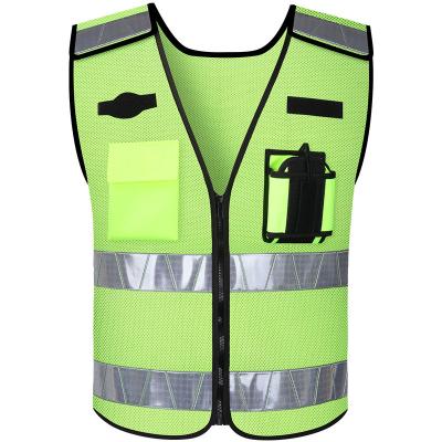 China 2022 Factory Wholesale Price Motorcycle Adult Patrol Costume Carnival Fluorescent Riding Vest for sale